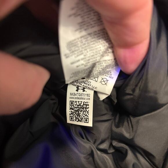 Under Armour Boys Gray and Black Storm Winter Coat Parka Size YXL - Picture 10 of 14